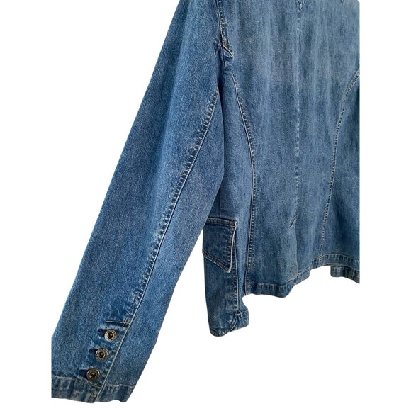 TOMMY HILFIGER Jean Jacket Denim Y2K Style - Picture 4 of 9